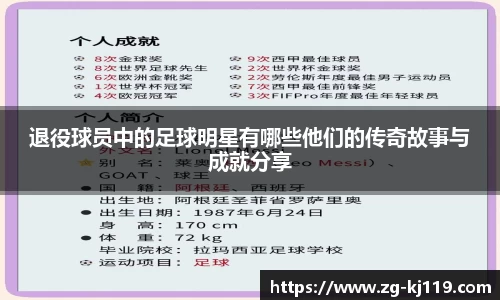 退役球员中的足球明星有哪些他们的传奇故事与成就分享